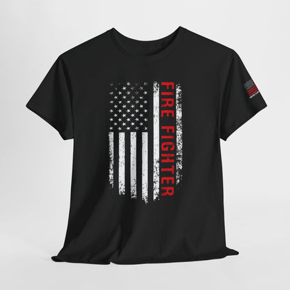 Firefighter Red Line T-shirt