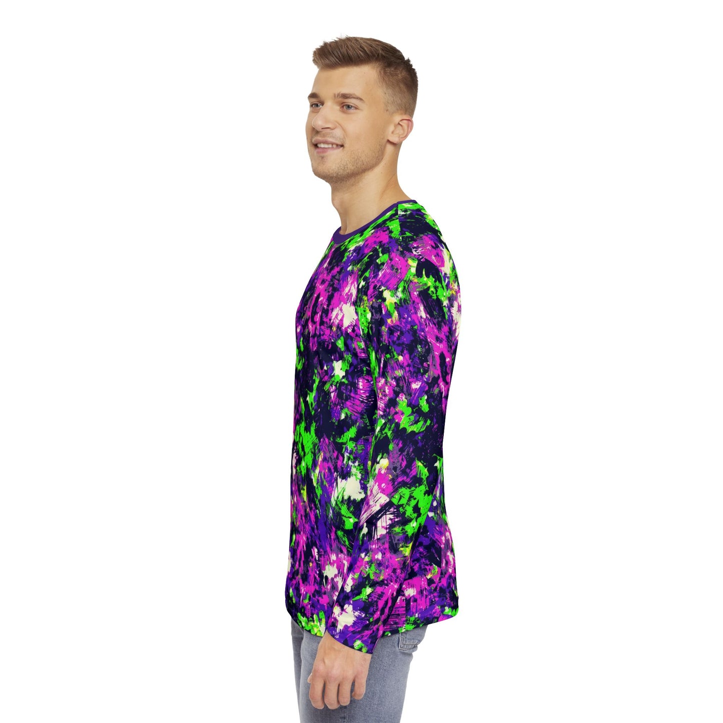 Men's Long Sleeve Shirt -  Halloween in Color Halloween Design