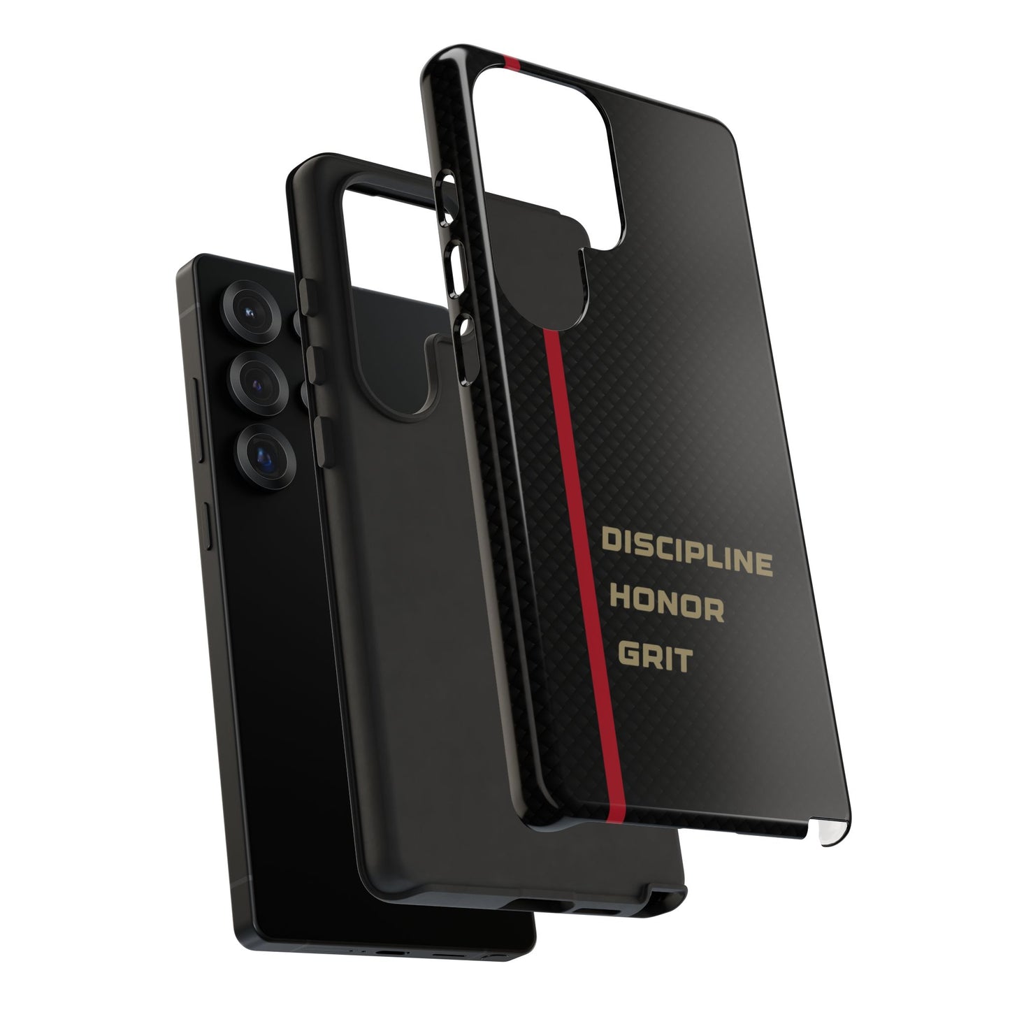 Discipline, Honor, Grit Impact-Resistant Phone Case