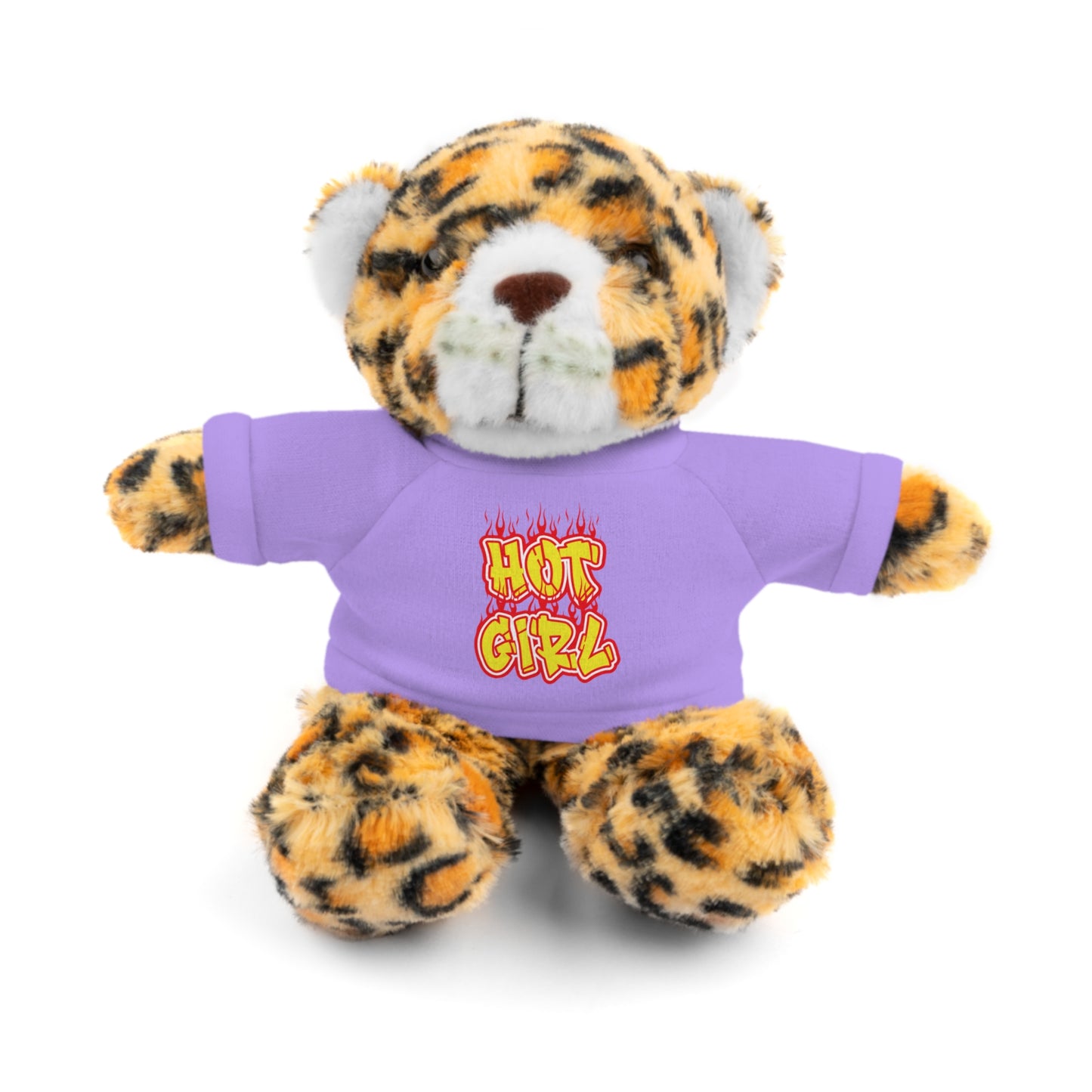 Cute Plush Animal with Hot Girl Tee for Birthdays, Baby Showers, Children, Gifts