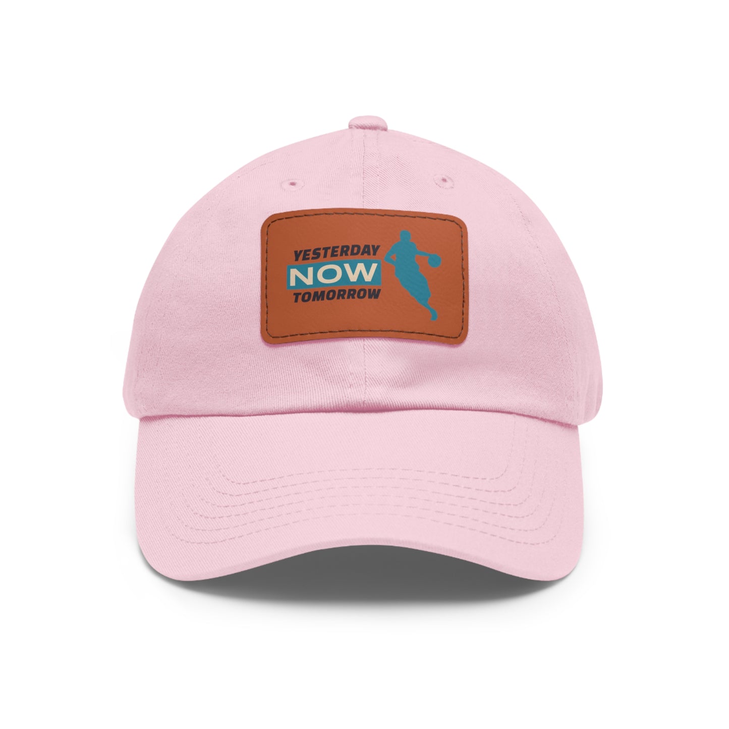 Yesterday Now Tomorrow Dad Hat with Leather Patch (Rectangle)