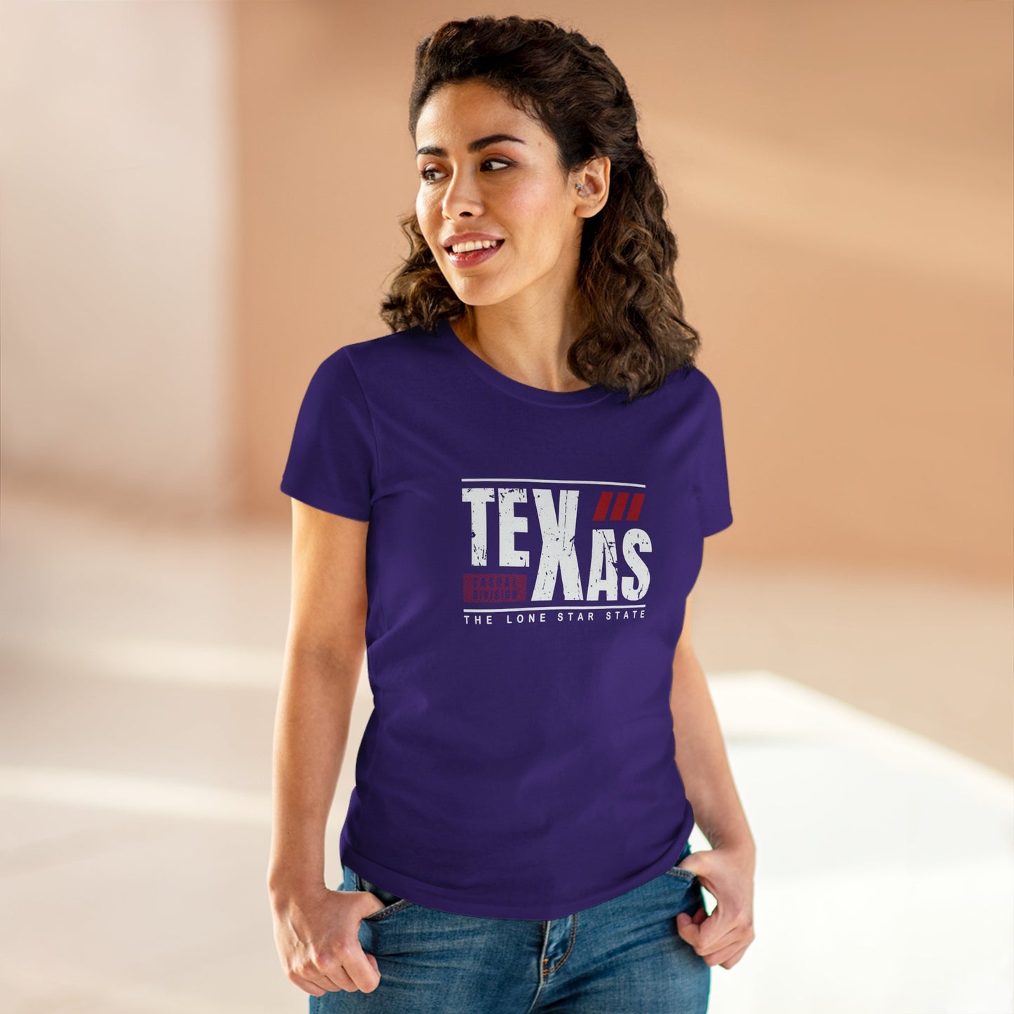 Texas Urban City Women's Midweight Cotton Tee