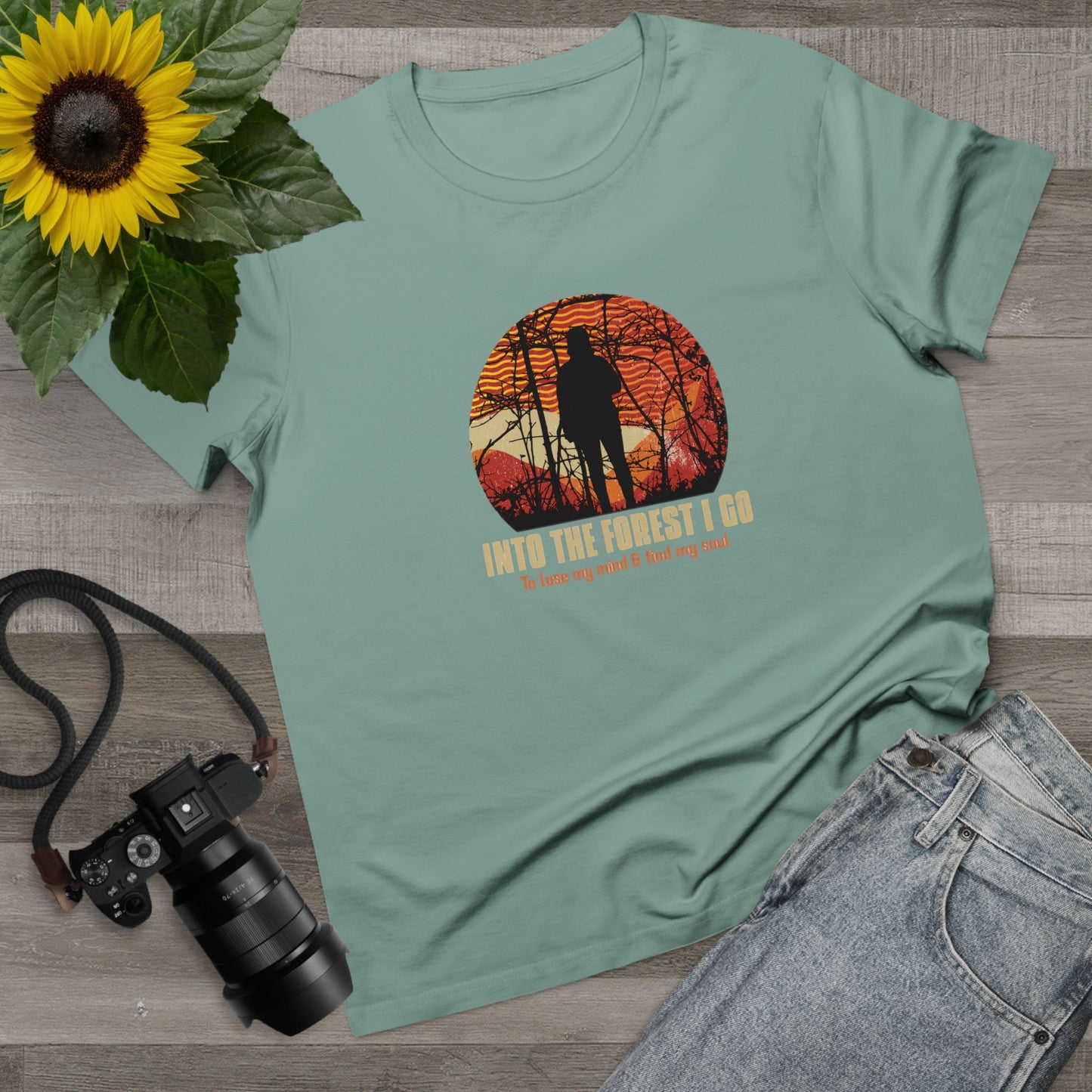 Into The Forest I Go Women’s Maple Tee