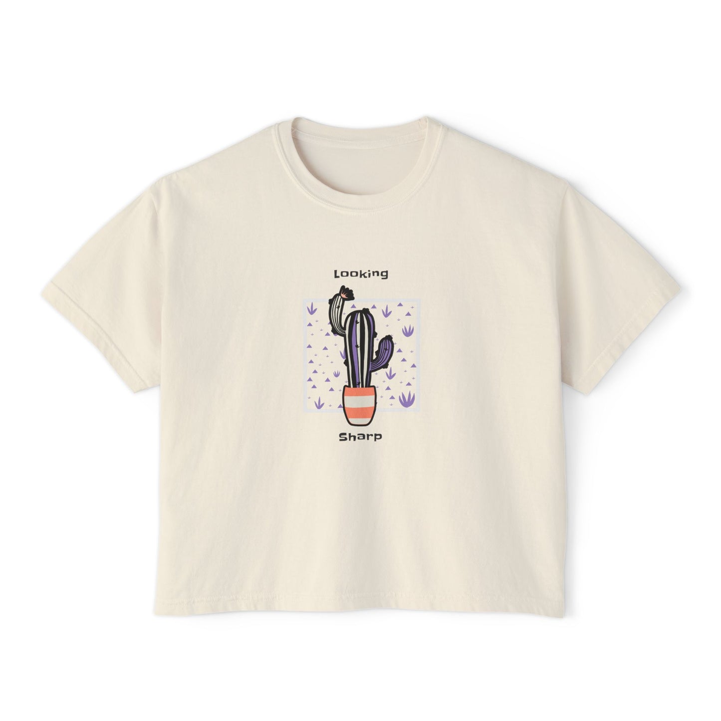 Camiseta cuadrada para mujer Looking Sharp 
