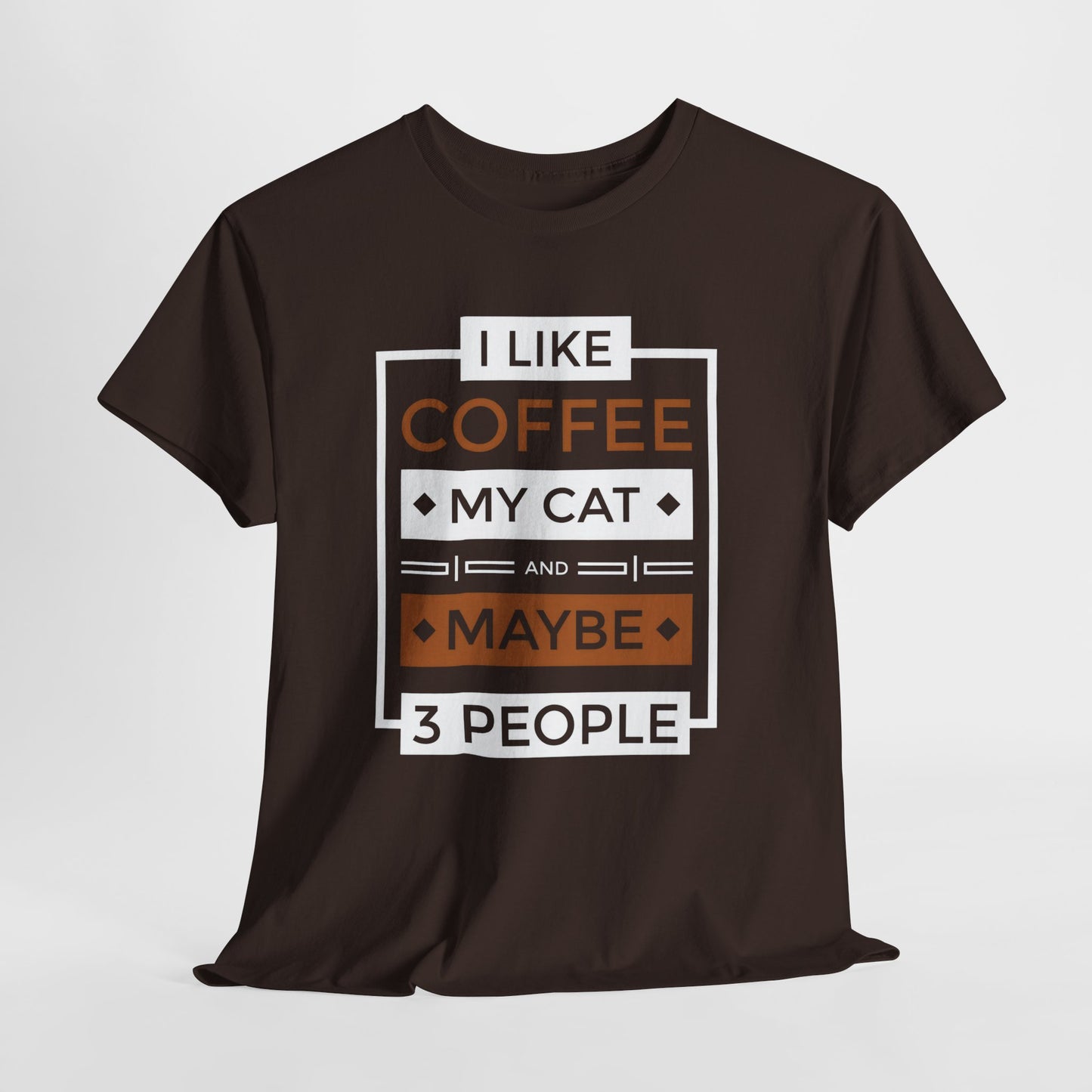 Coffee Cat Lover T-shirt, Funny Graphic Tee
