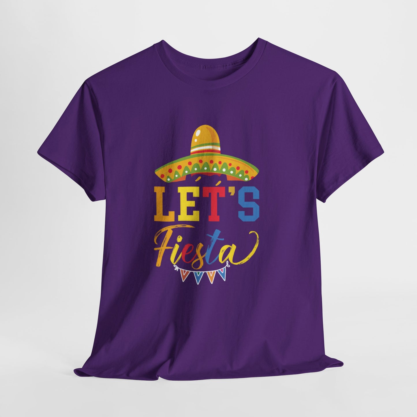 Let's Fiesta Unisex Heavy Cotton Tee - Fun Party T-Shirt for Celebrations