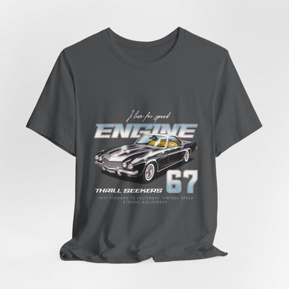 I Live For Speed Engine Tee