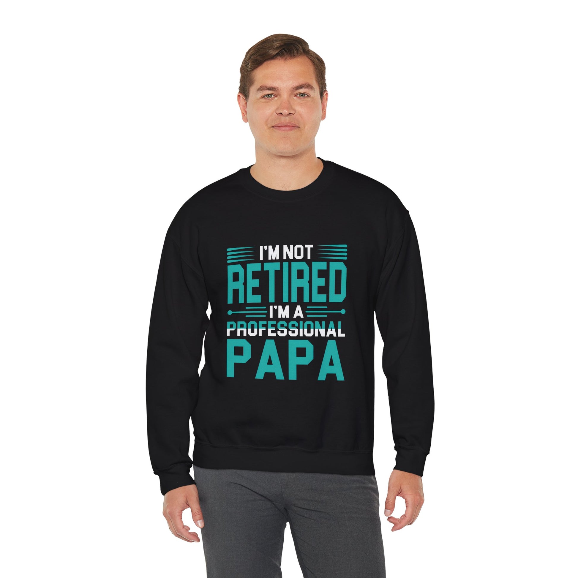 Professional Papa Crewneck Sweatshirt - Fun Retirement Gift for Dads
