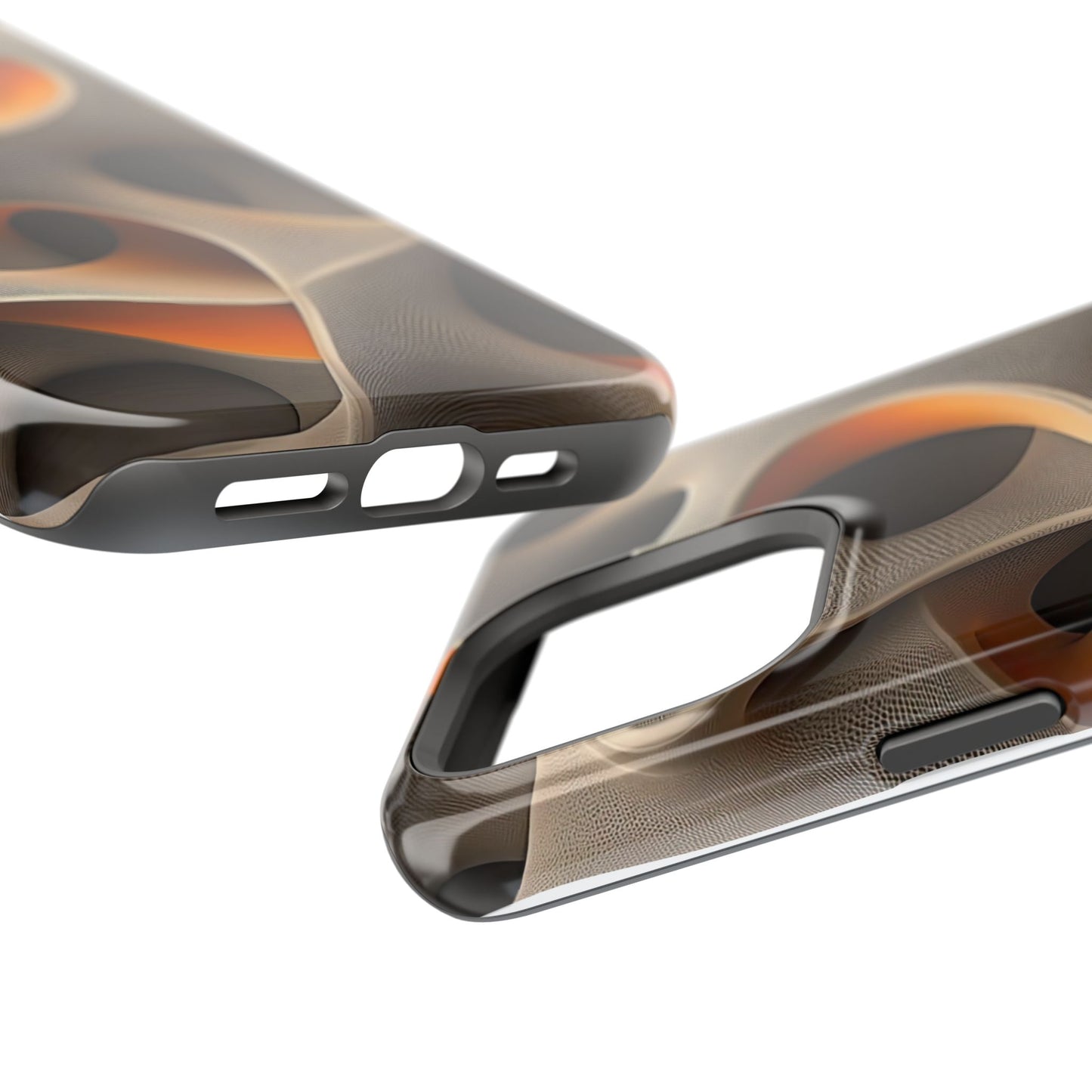 Stylish Magnetic Phone Cases, Abstract Geometric Design