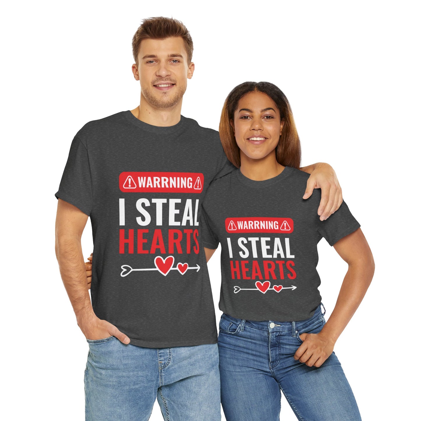 Warning I Steal Hearts Tee