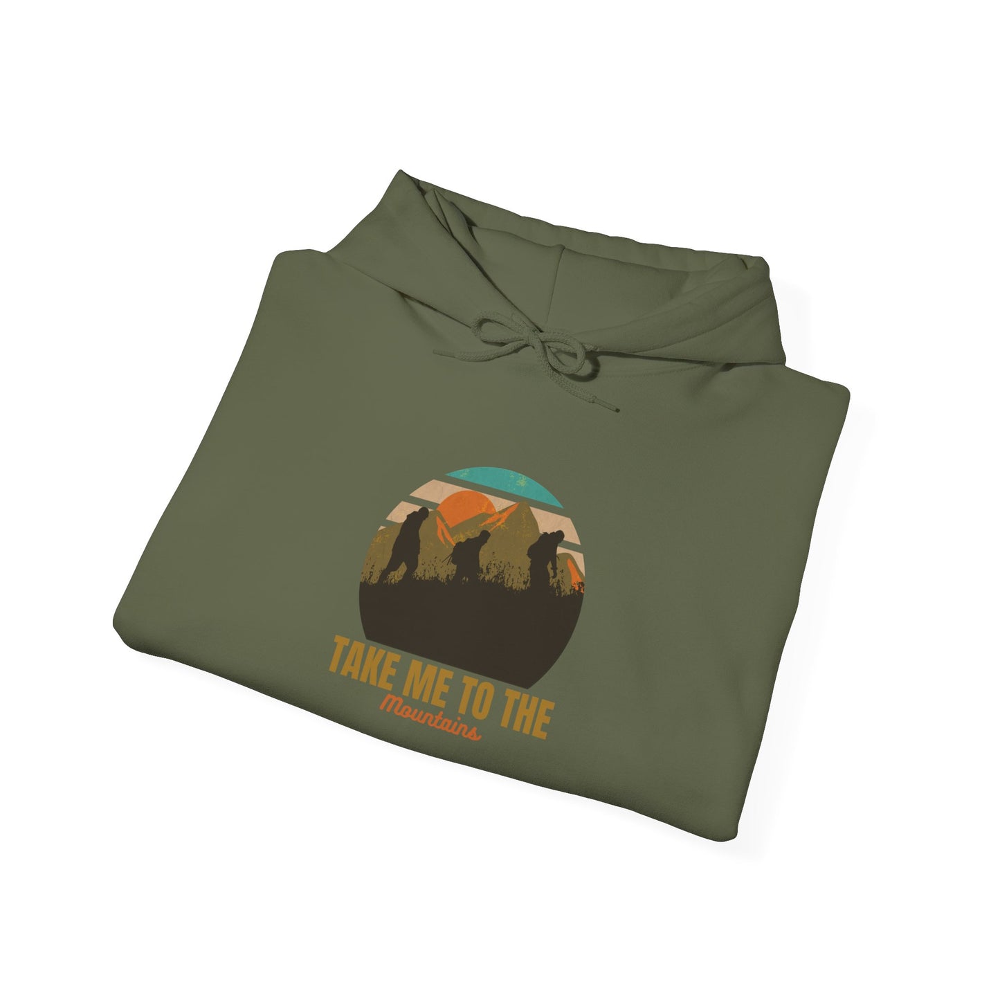 Take Me To The Mountains Unisex Heavy Blend™ Hooded Sweatshirt