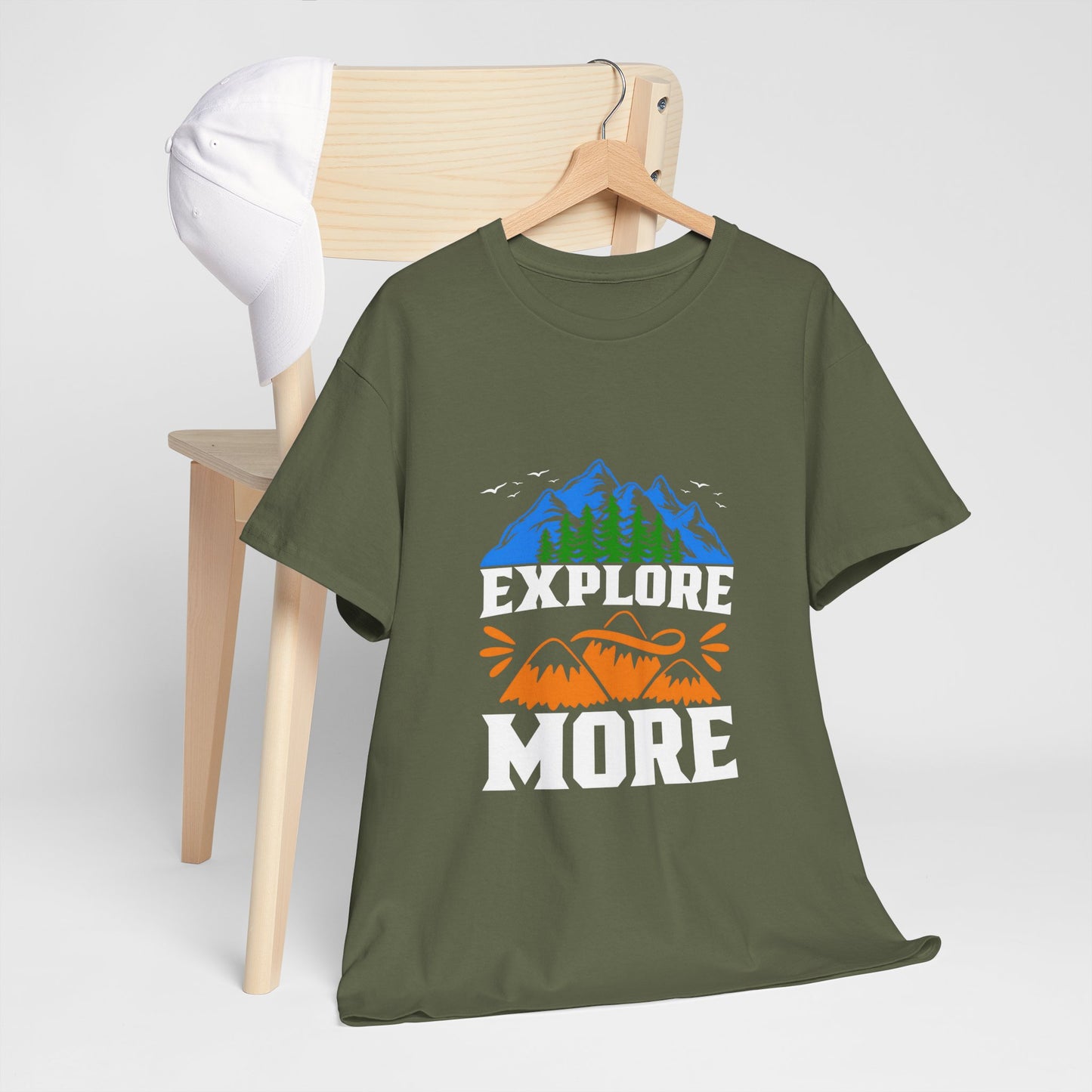 Explore More Adventure Tee - Unisex Heavy Cotton T-Shirt