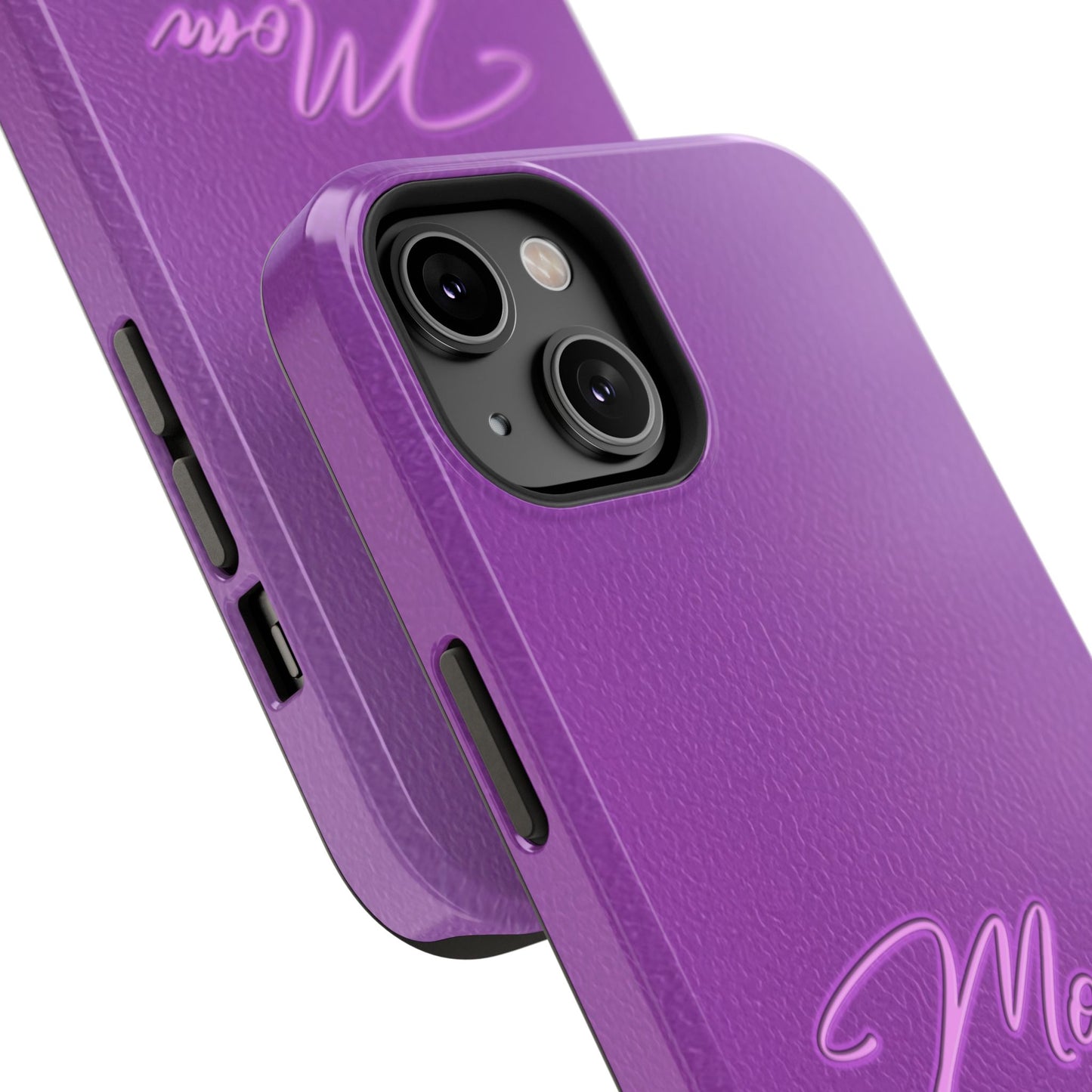 Mom On Duty Impact-Resistant Case, Purple Case for Mothers