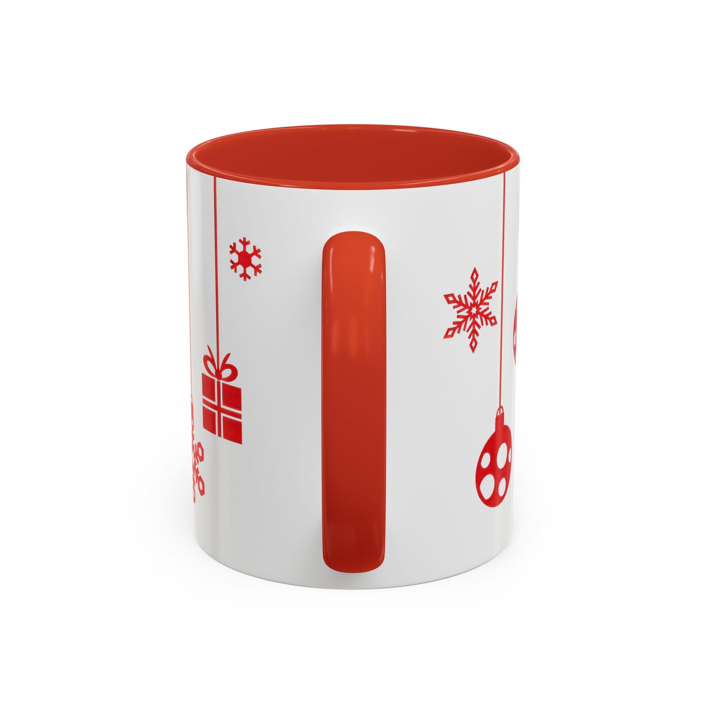 Merry Christmas Accent Coffee Mug (11, 15oz)