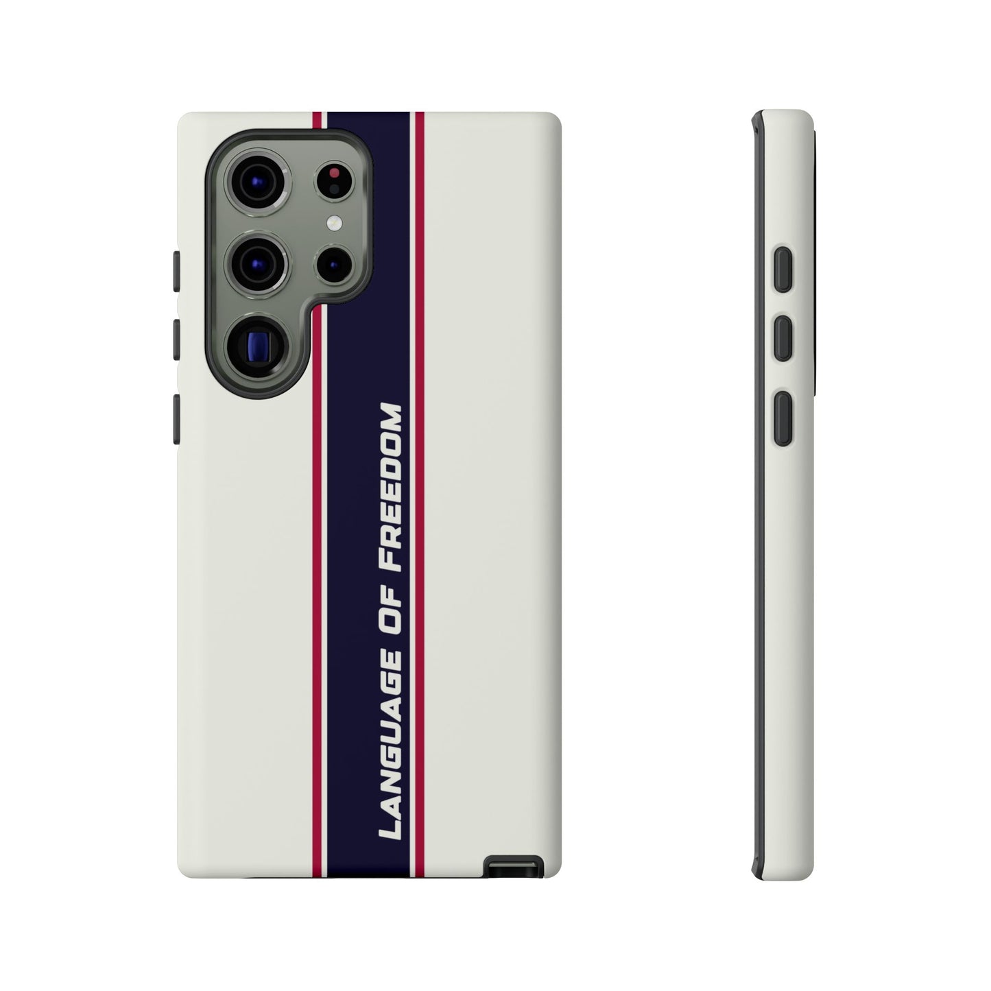 Language of Freedom Tough Case – Minimalist Design