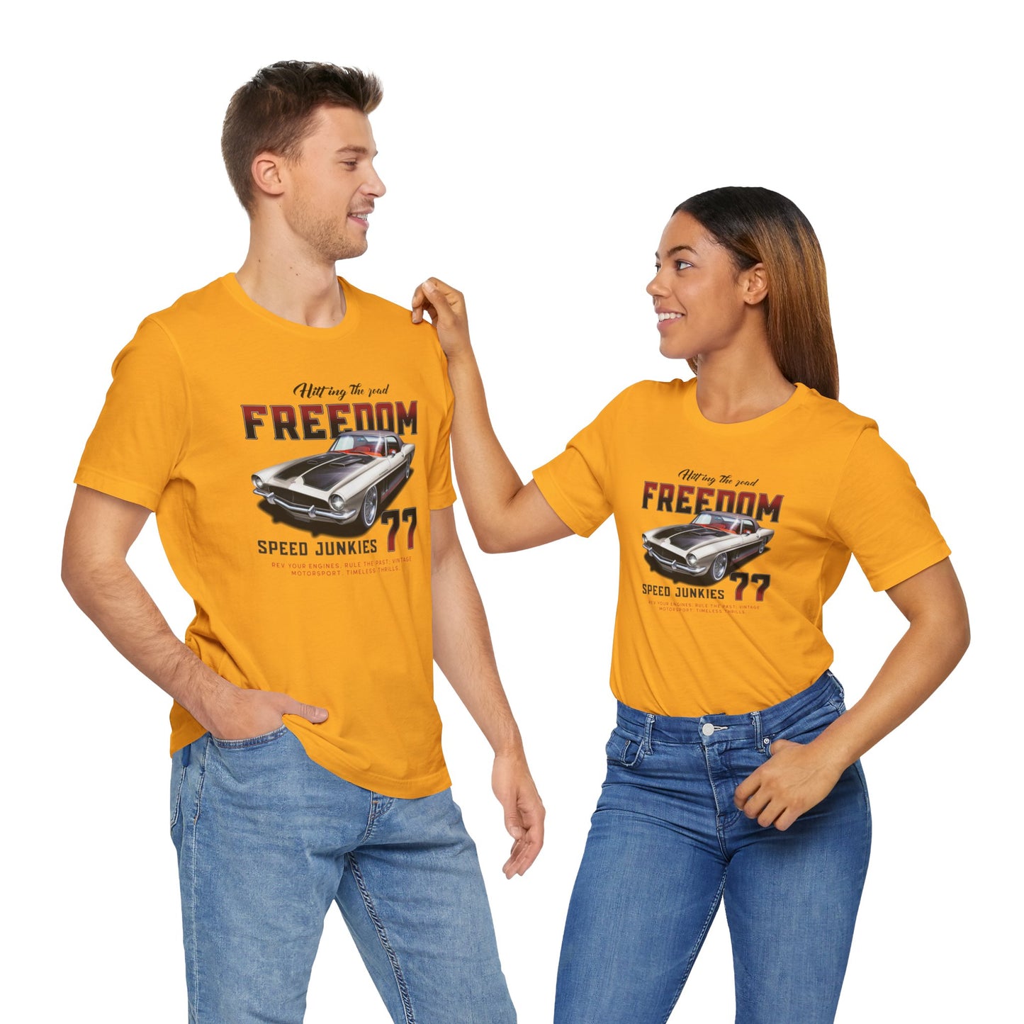 Hitting The Road Freedom Unisex Jersey Short Sleeve Tee