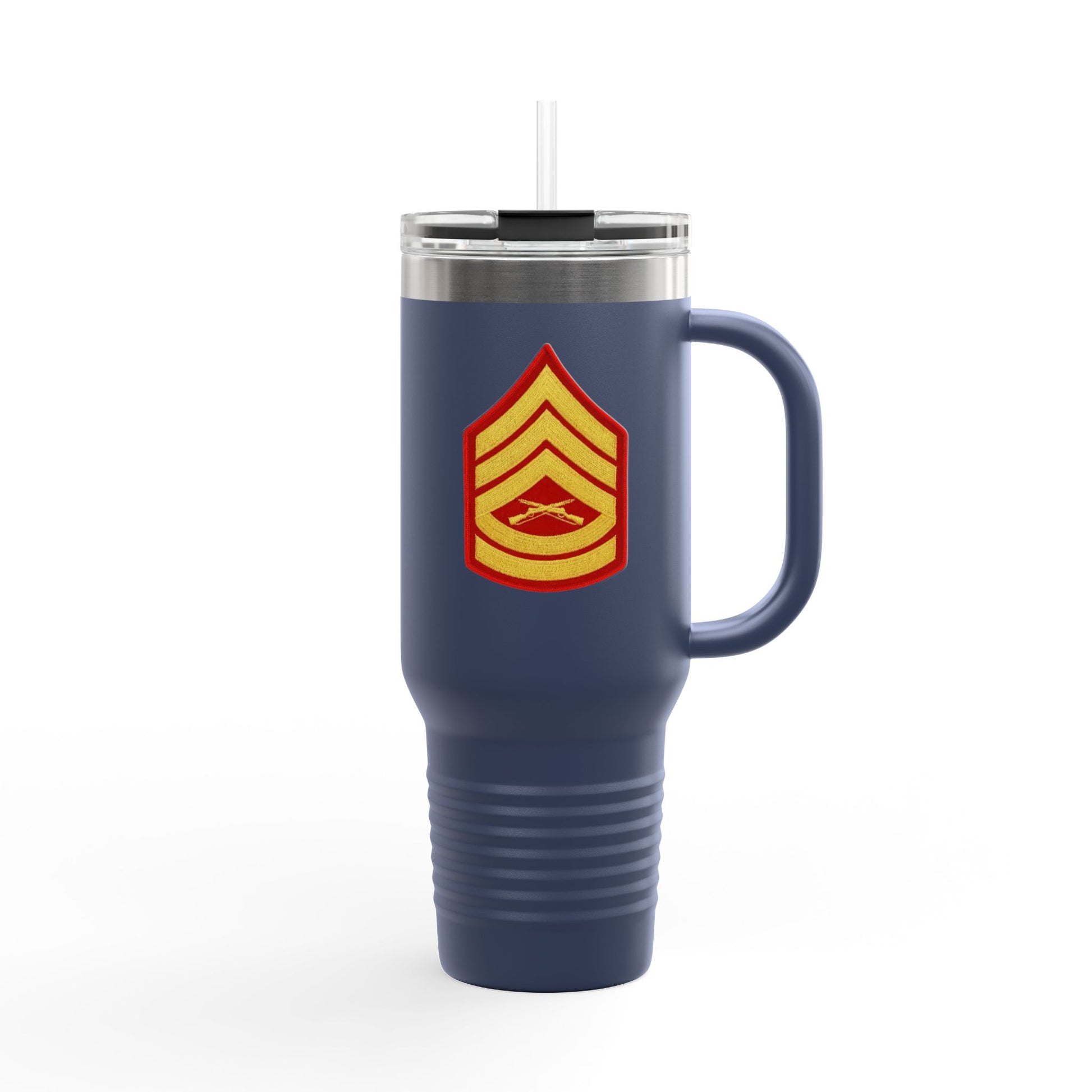 Custom Insulated Travel Mug, 40oz - Perfect for Military Fans, Ideal Gift for Veterans, Outdoor Adventure Essential, Durable