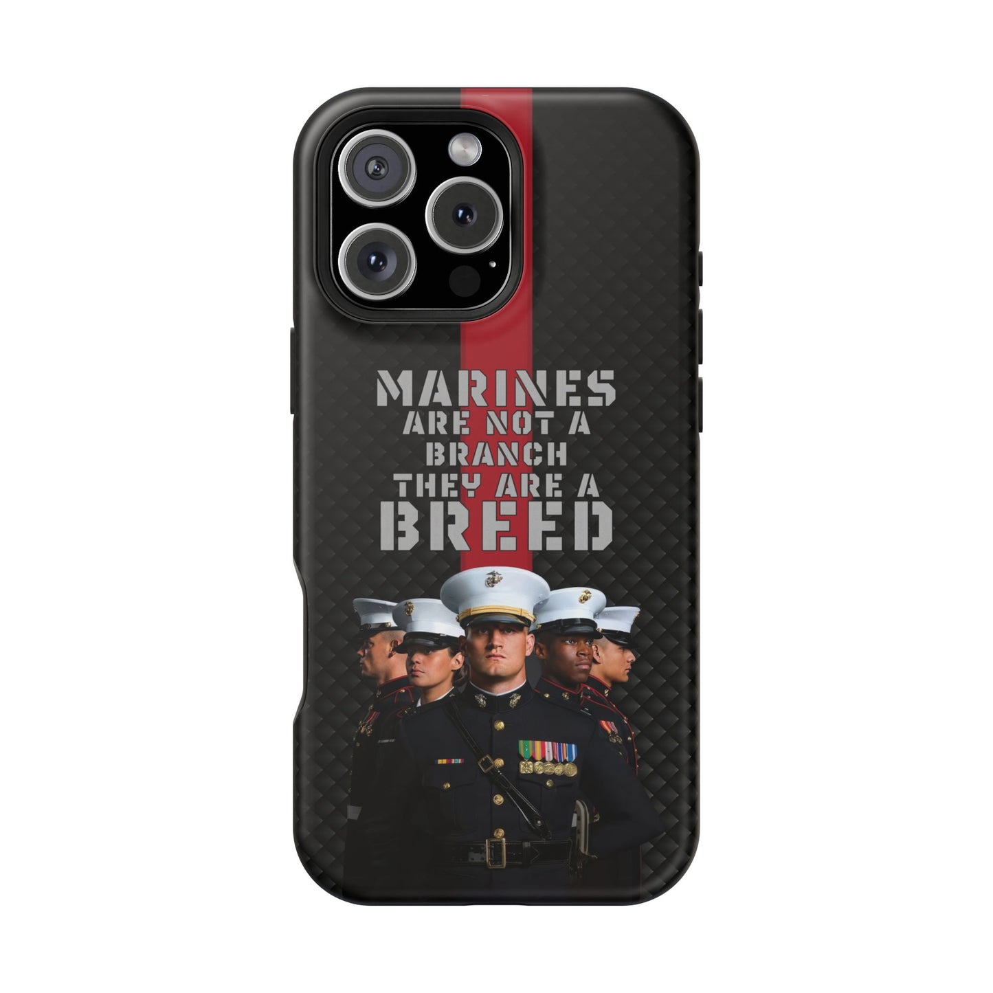 Marines Magnetic Tough Case - "Not a Branch, a Breed" Military iPhone Cover