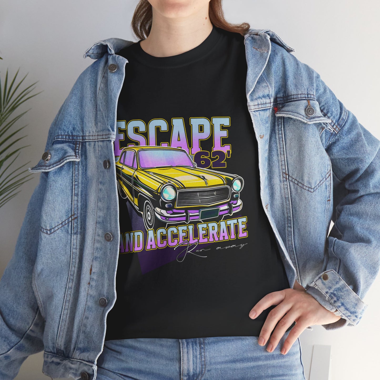 Camiseta de manga corta unisex Escape And Accelerate 