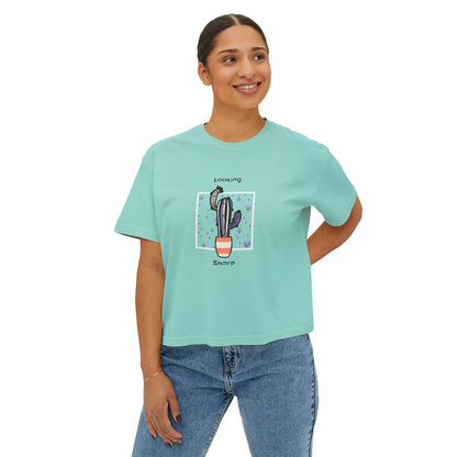 Camiseta cuadrada para mujer Looking Sharp 