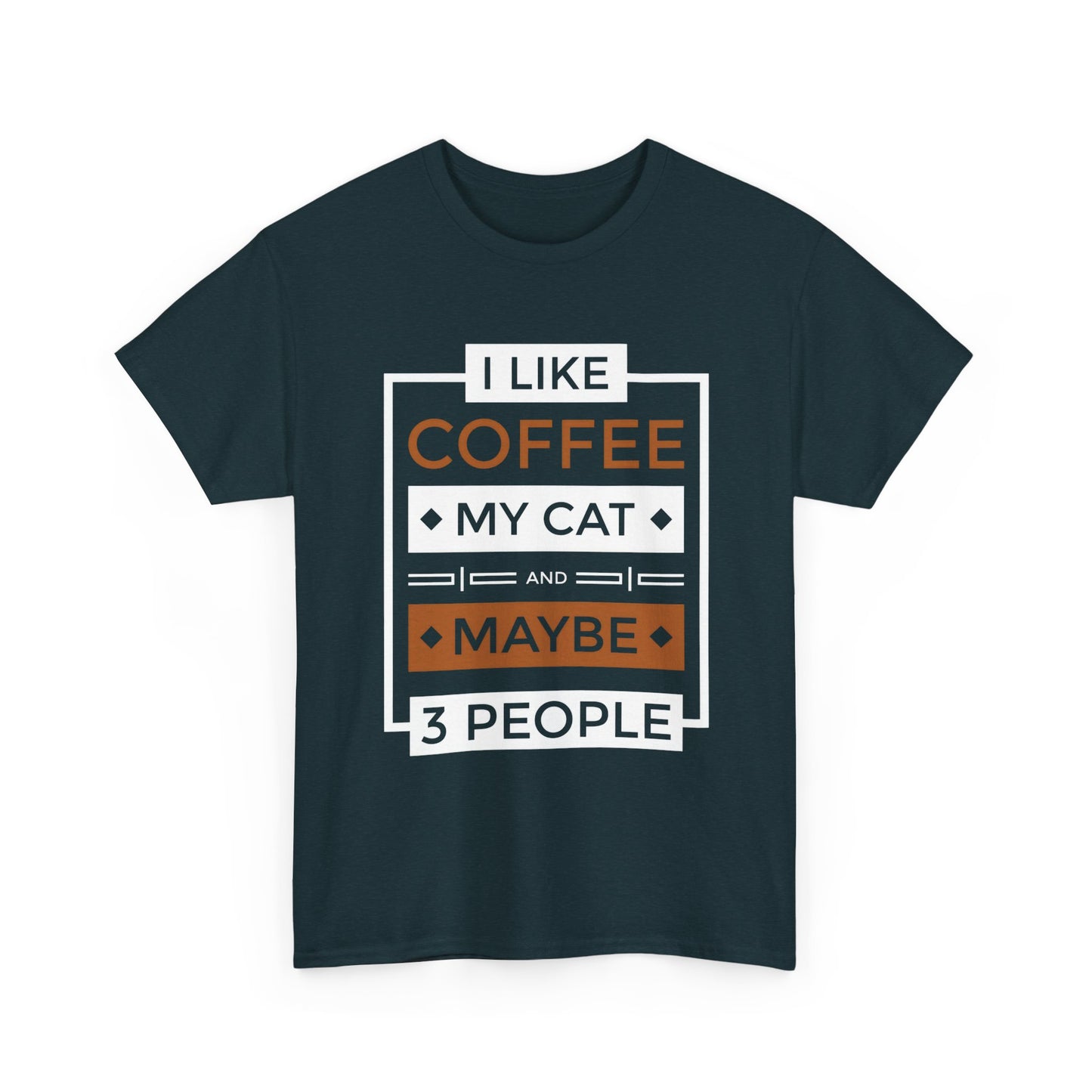 Coffee Cat Lover T-shirt, Funny Graphic Tee
