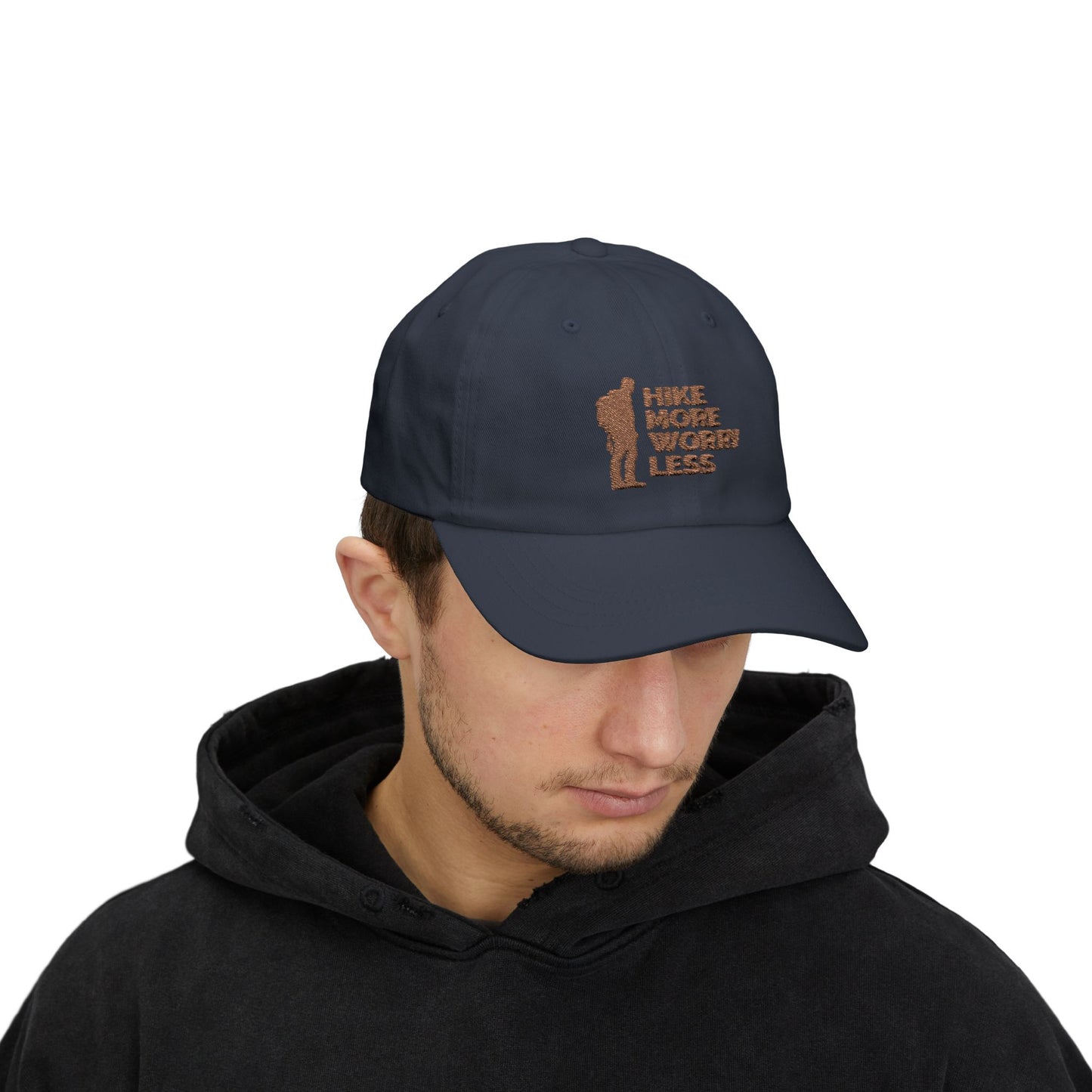 Hike More Worry Less Classic Dad Cap / embroidered