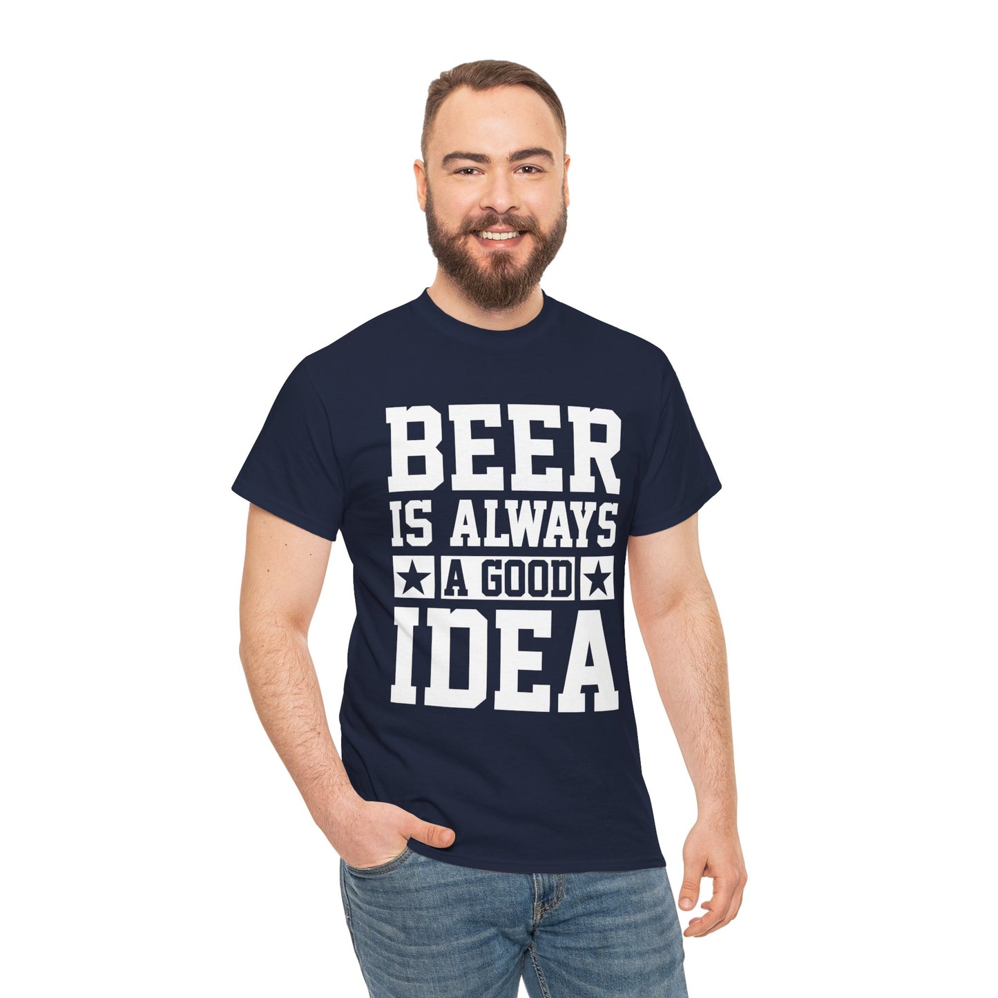Beer is Always a Good Idea Unisex Heavy Cotton Tee