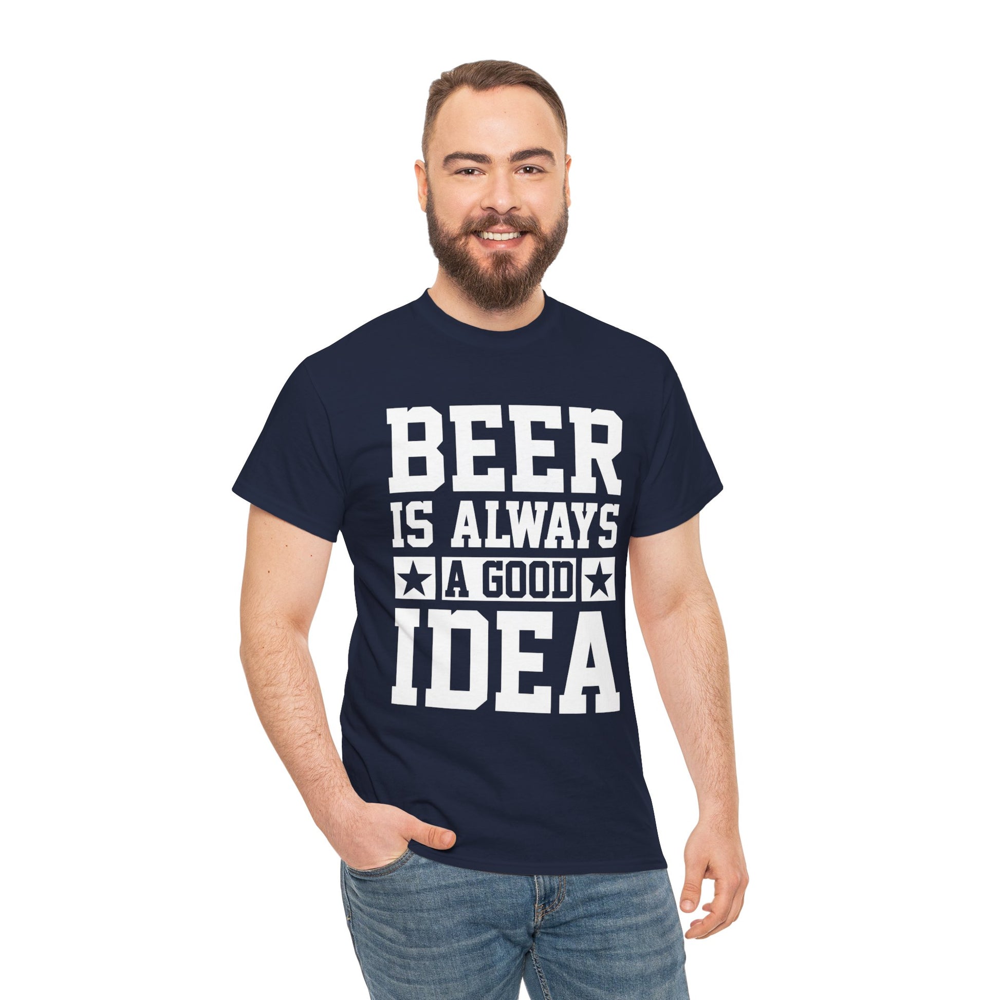 Beer is Always a Good Idea Unisex Heavy Cotton Tee
