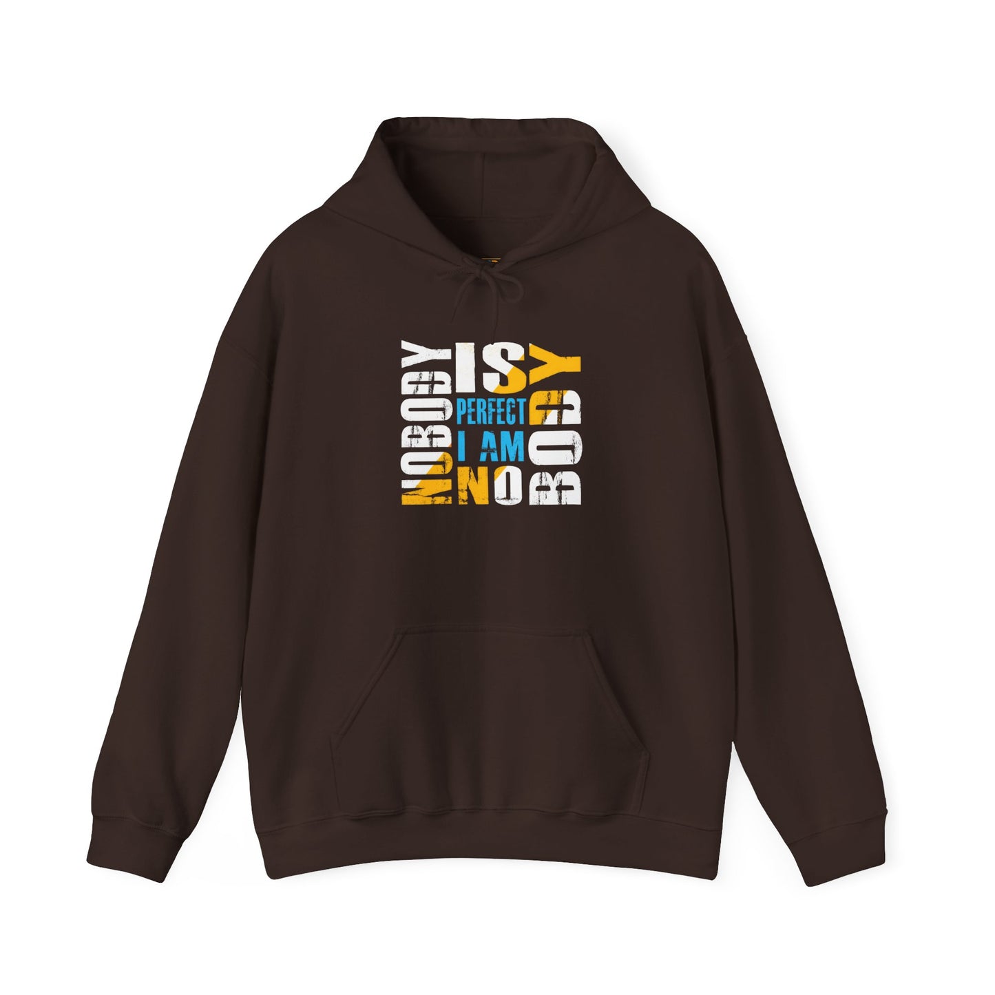 Nobody is Perfect Unisex Hoodie – Comfortable Sweatshirt for Everyday Wear