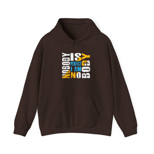 Nobody is Perfect Unisex Hoodie – Comfortable Sweatshirt for Everyday Wear