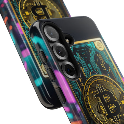 Bitcoin Samsung Phone Case - Tough Cases with Cryptocurrency Design