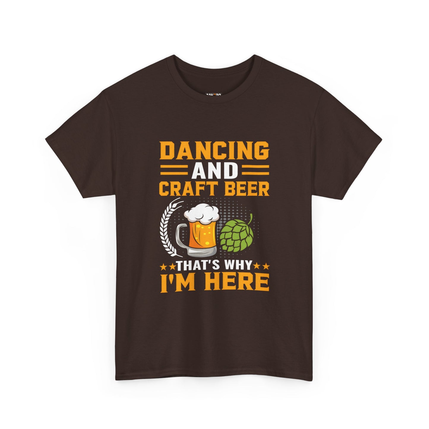 Funny Beer Slogan Tee, Dancing and Beer