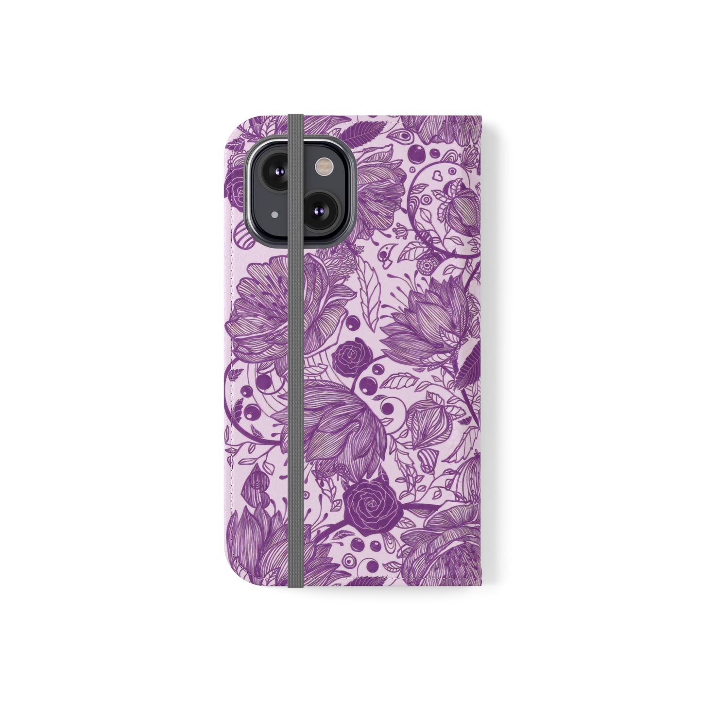 Graphical Garden: Purple Edition Flip Cases