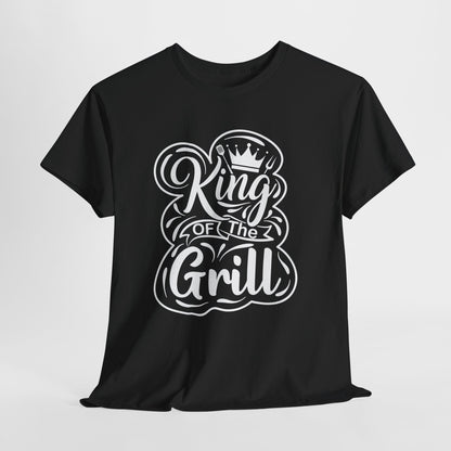 King of the Grill Heavy Cotton Tee - Perfect Gift for BBQ Lovers