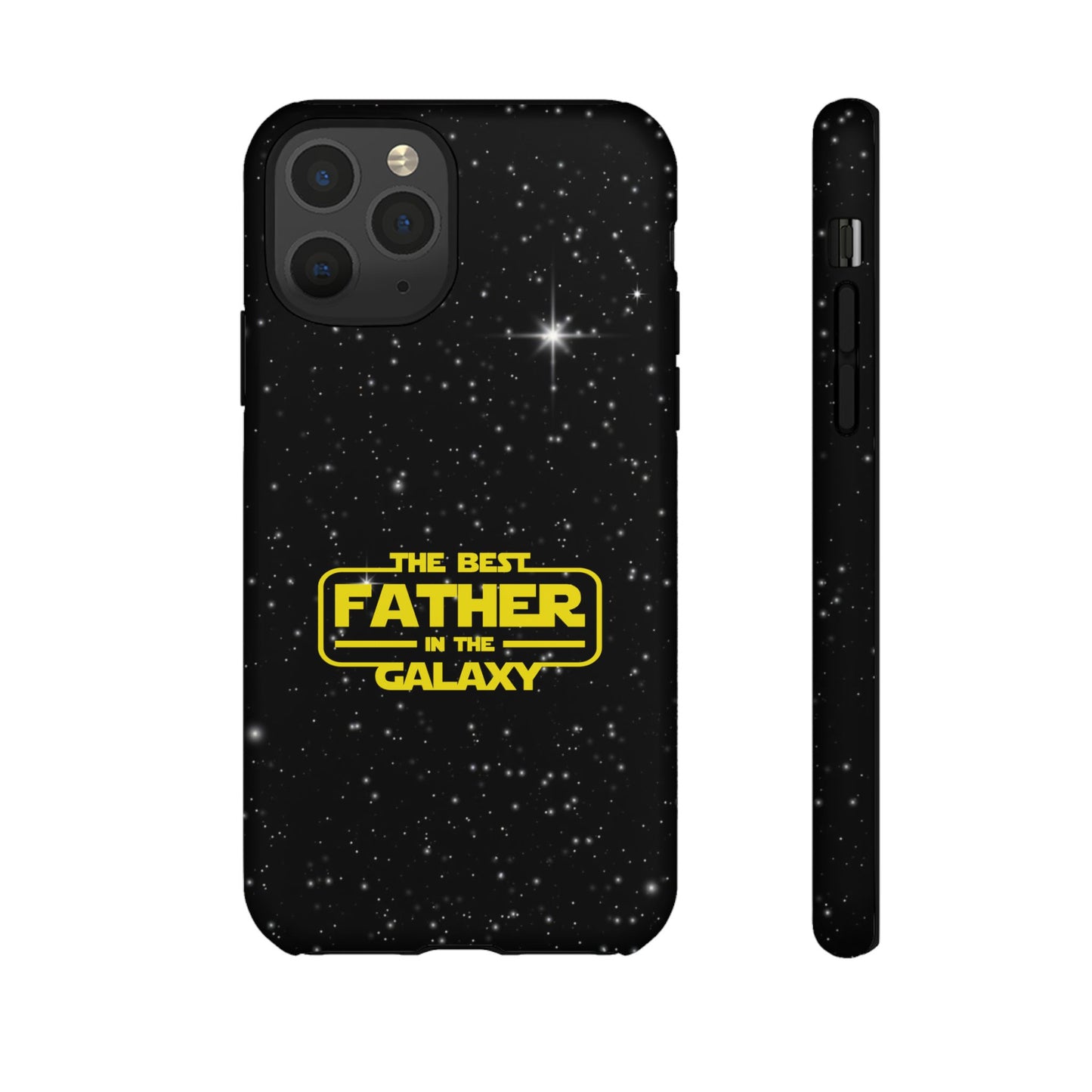 Galaxy-Themed iPhone Tough Case - Perfect Gift for the Best Father