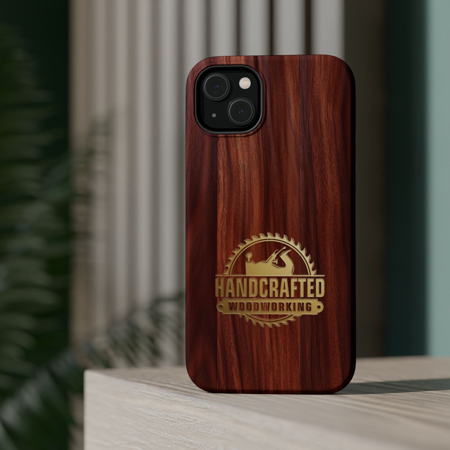 Woodworking Logo Magnetic iPhone Case