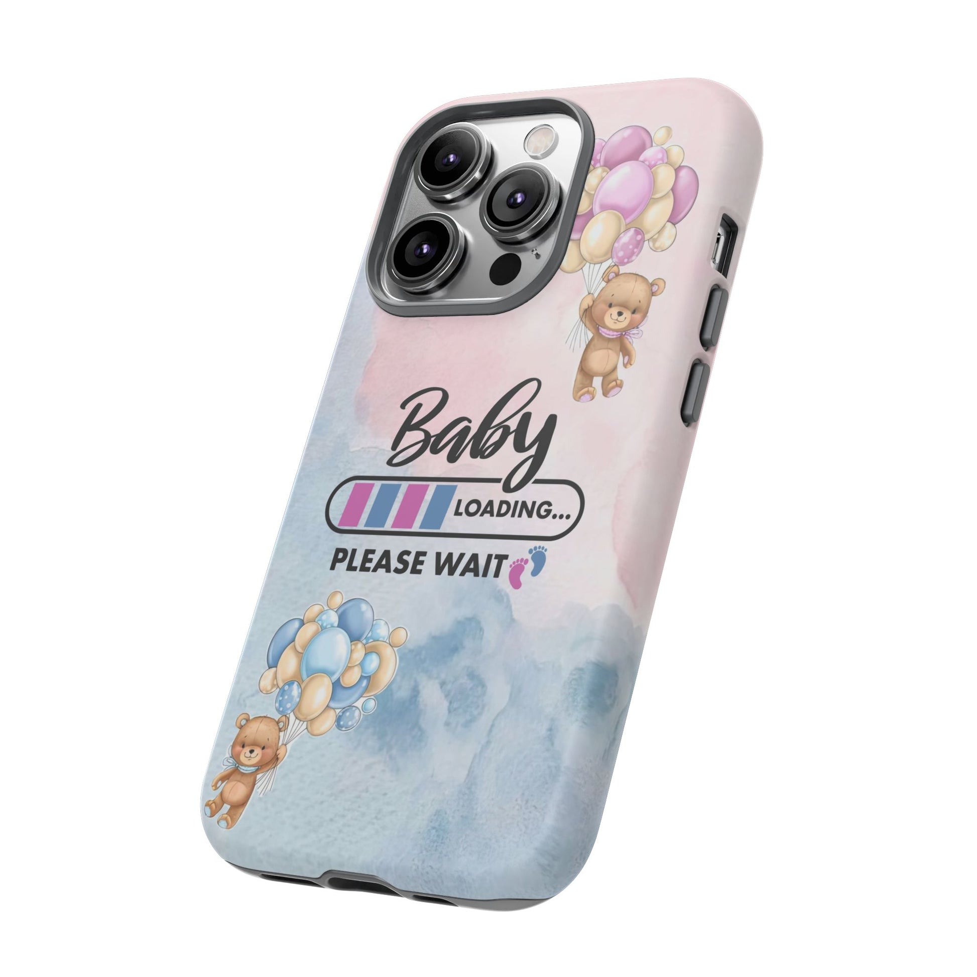Cute Baby Loading Phone Case for iPhone - Maternity Cover for Pregnancy Reveal or Baby Shower