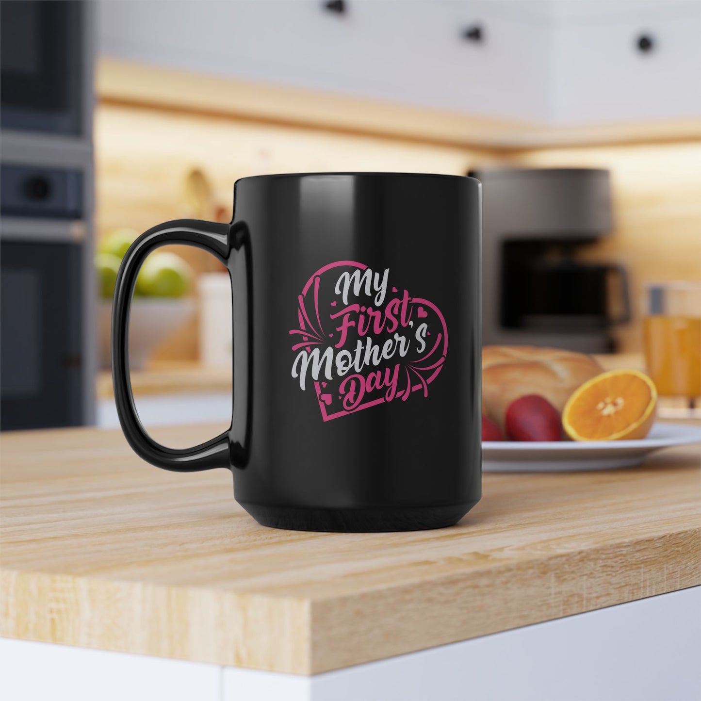 My First Mother's Day Coffee Mug - Black 11oz/15oz Gift for New Moms