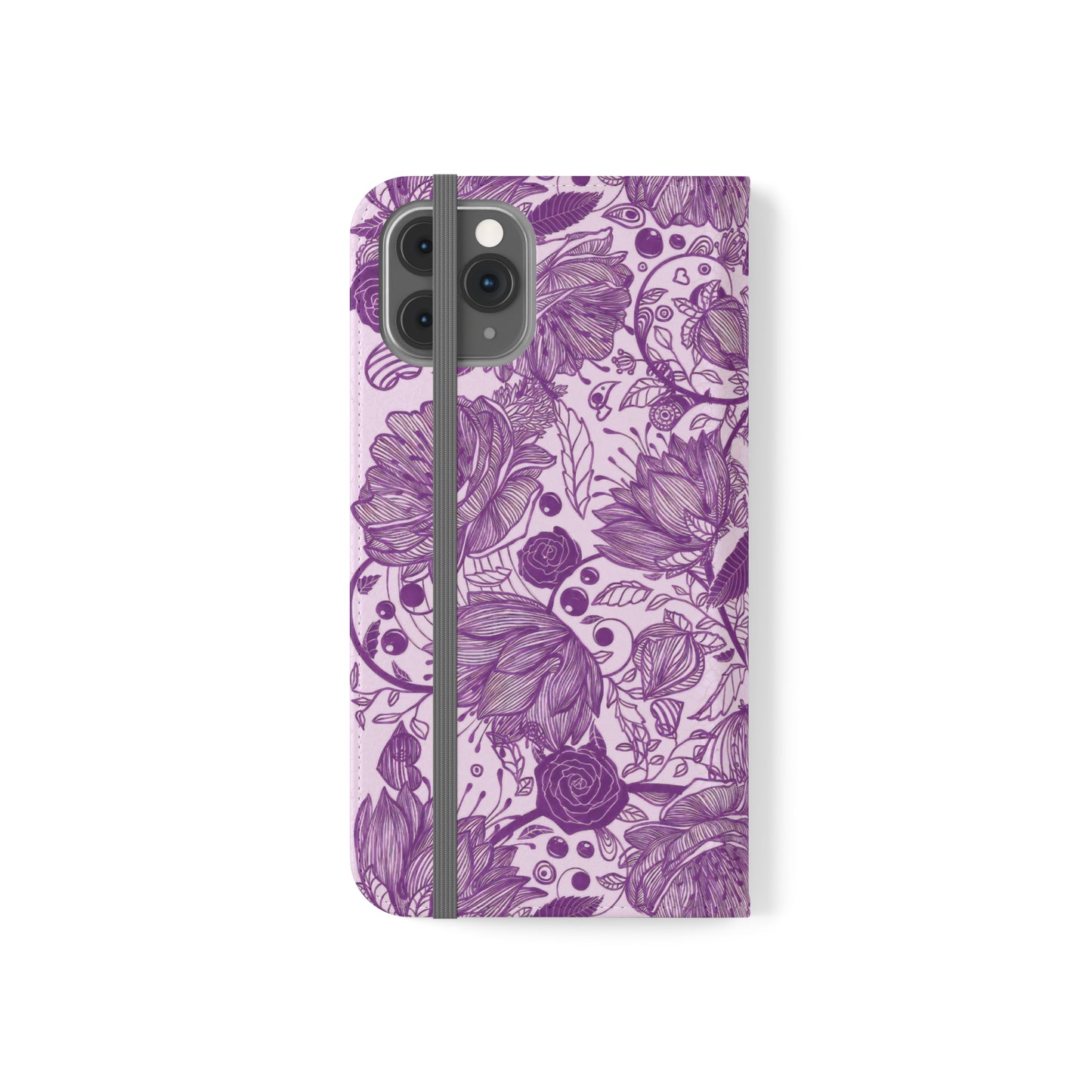 Graphical Garden: Purple Edition Flip Cases