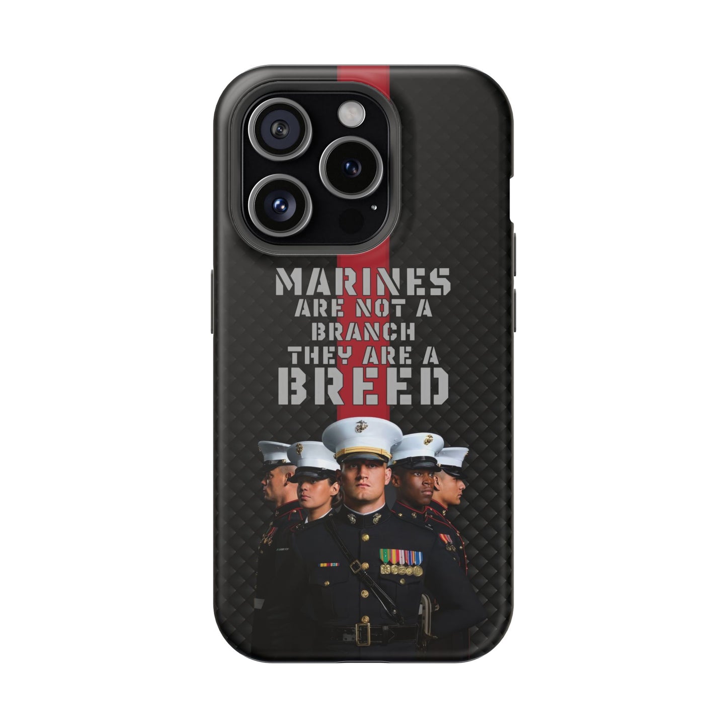 Marines Magnetic Tough Case - "Not a Branch, a Breed" Military iPhone Cover