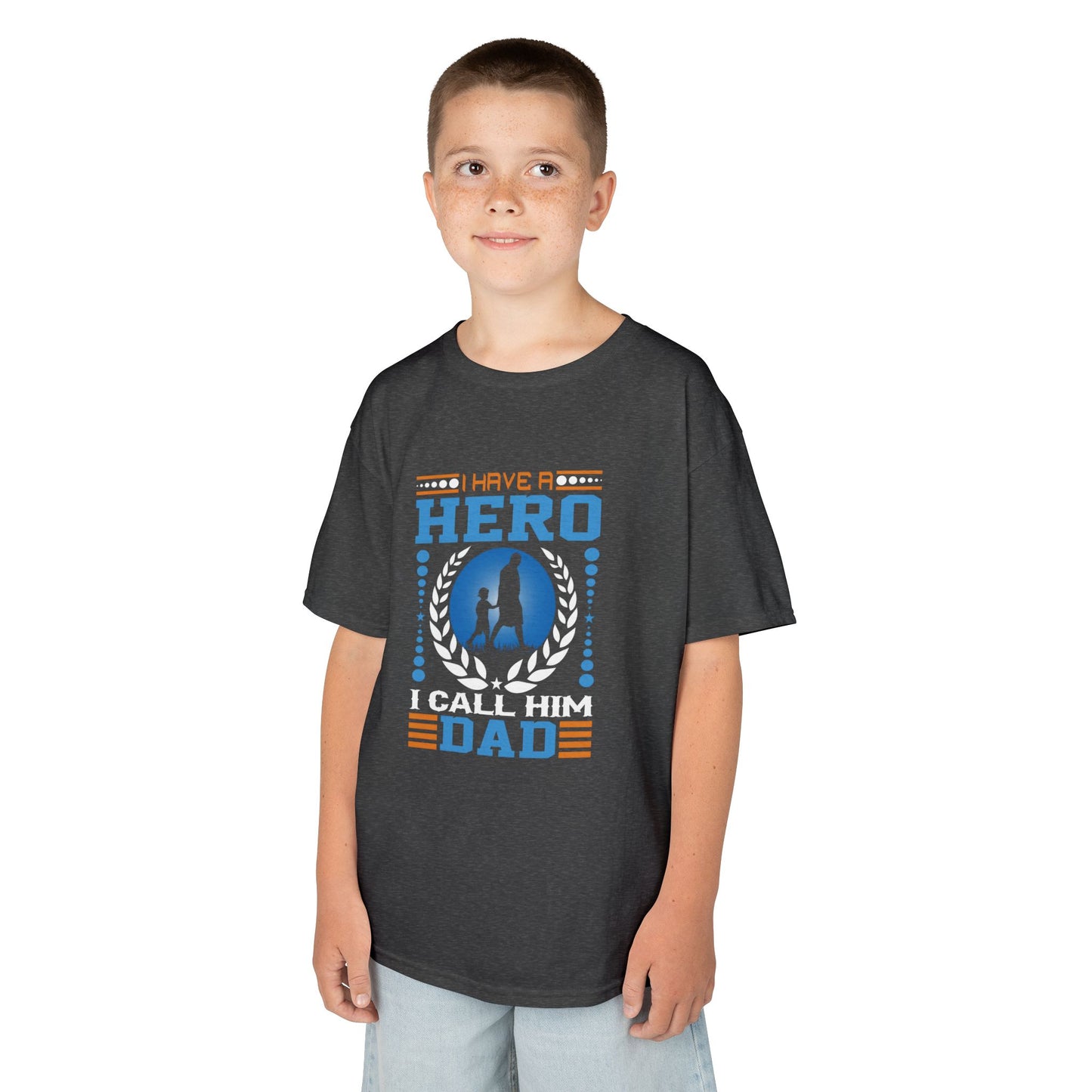 Kids Hero Dad Tee - Perfect for Father's Day Celebrations