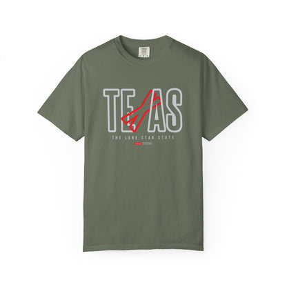 Texas Pride Unisex Garment-Dyed T-Shirt - Casual Style for State Lovers
