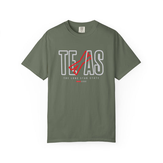Texas Pride Unisex Garment-Dyed T-Shirt - Casual Style for State Lovers