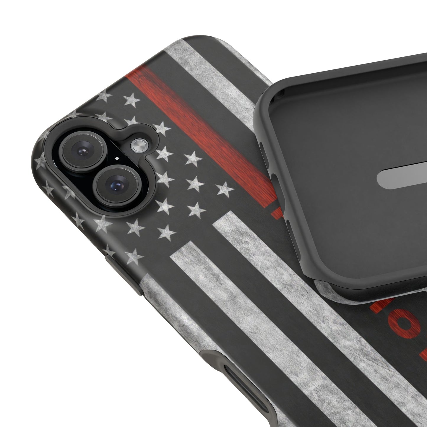 Red Line Magnetic Phone Cases, Firefighter Gift