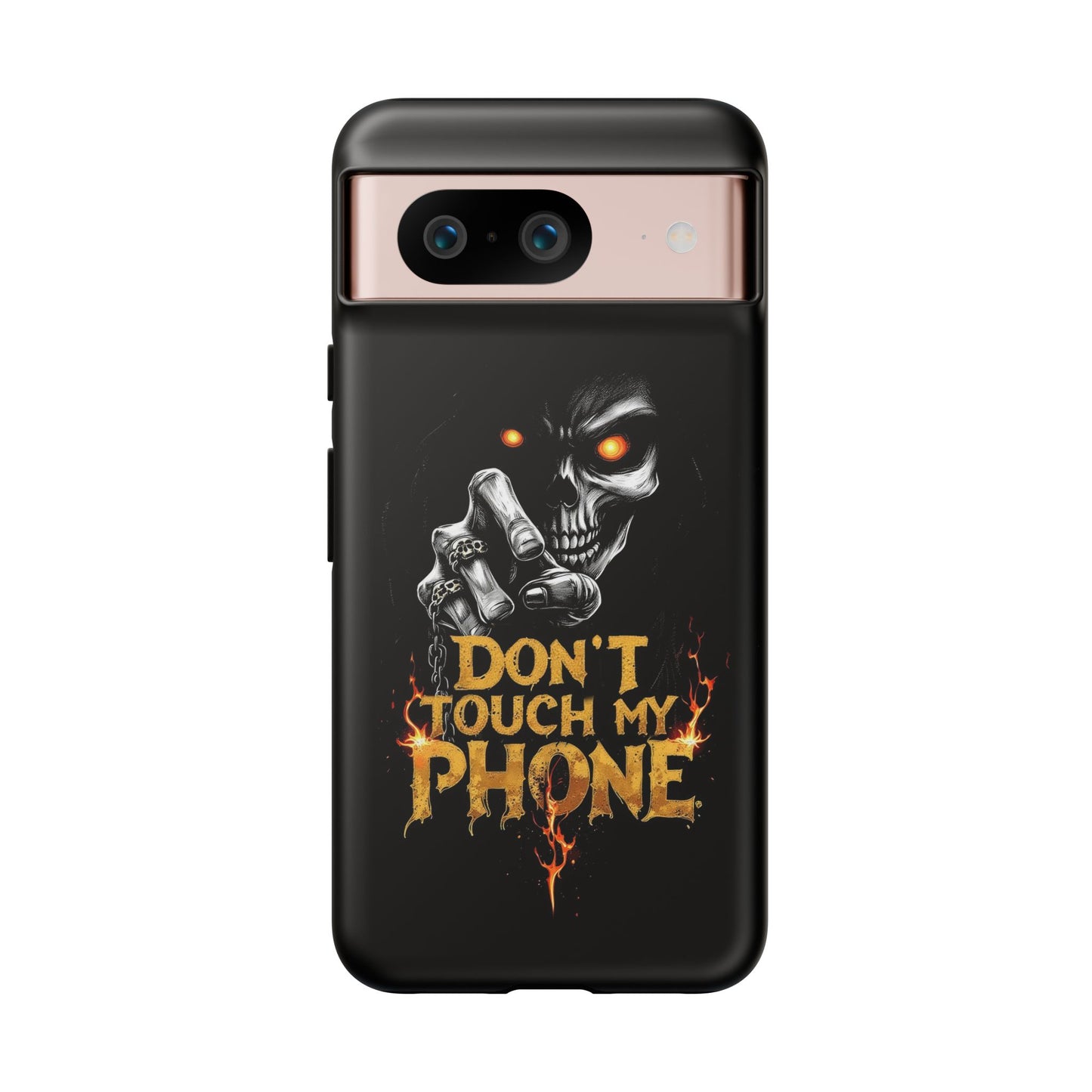 Skull Google Pixel Tough Cases, Don't Touch My Phone