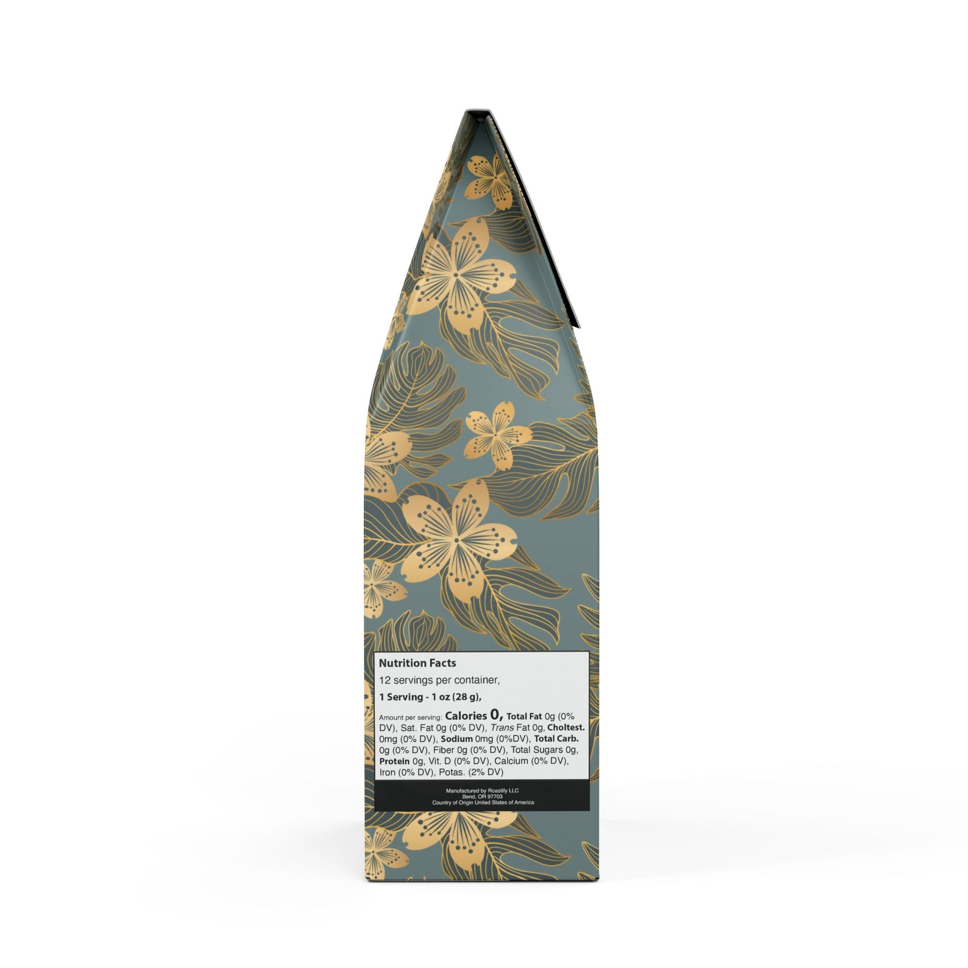 Cascades Coffee Blend (Medium-Dark Roast) / Tasting notes: Toasted nut and cocoa