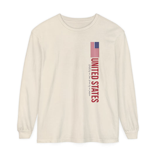 Patriotic Long Sleeve T-Shirt - One Nation, One Dream