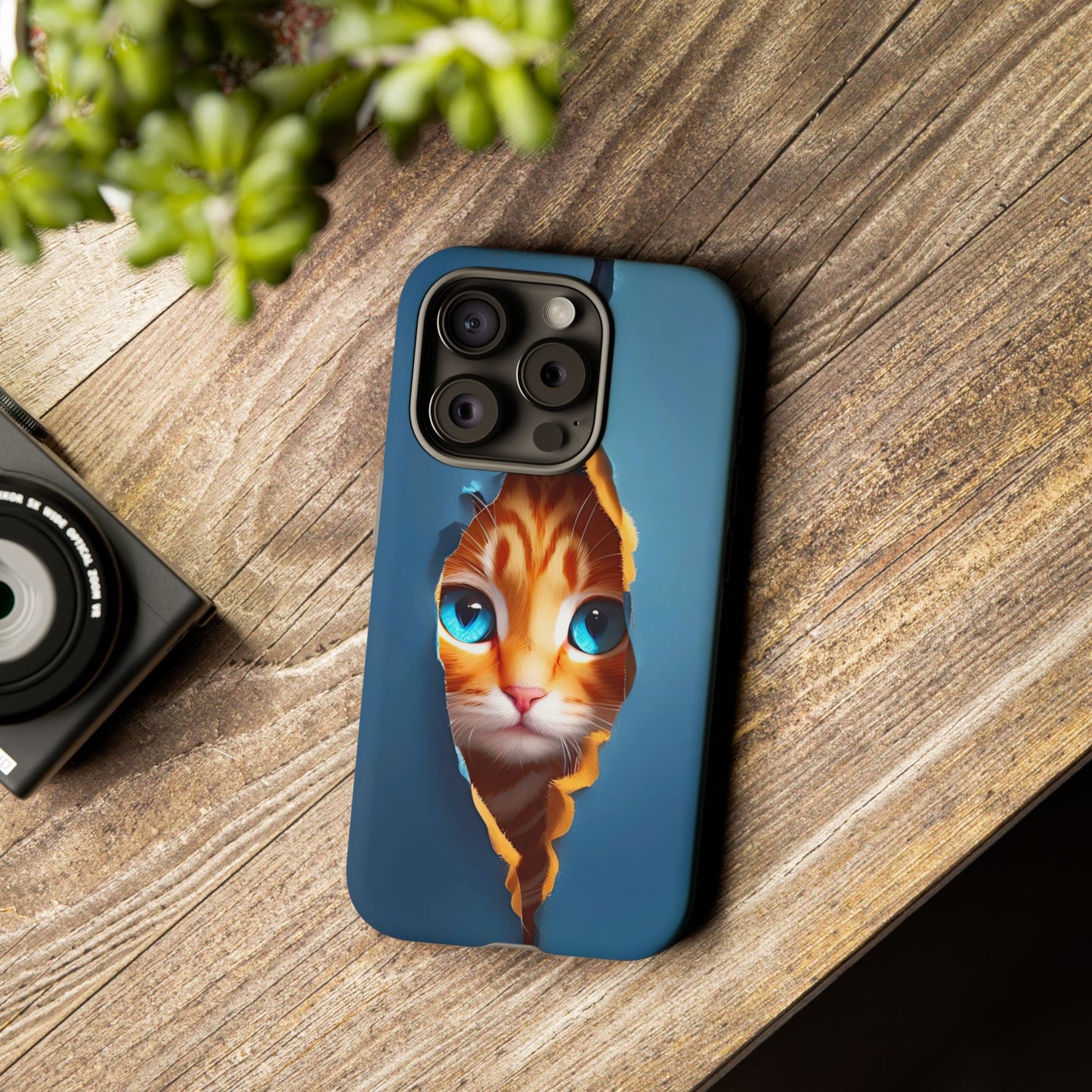Curious Kitten Tough  Case for iPhone