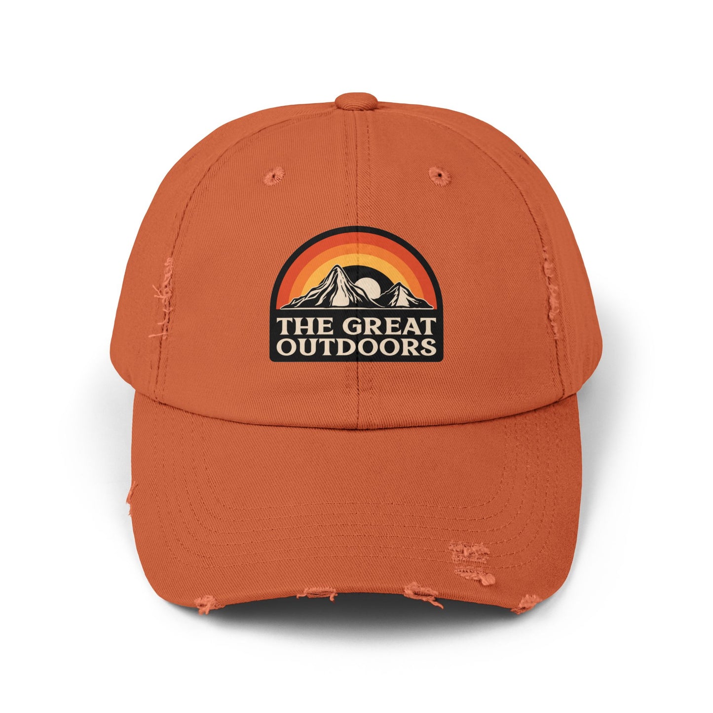The Great Outdoors Unisex Distressed Cap