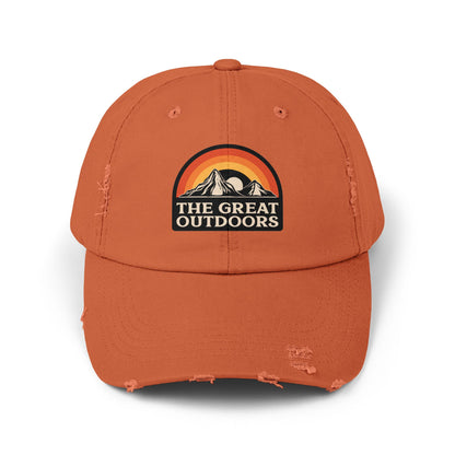 The Great Outdoors Unisex Distressed Cap